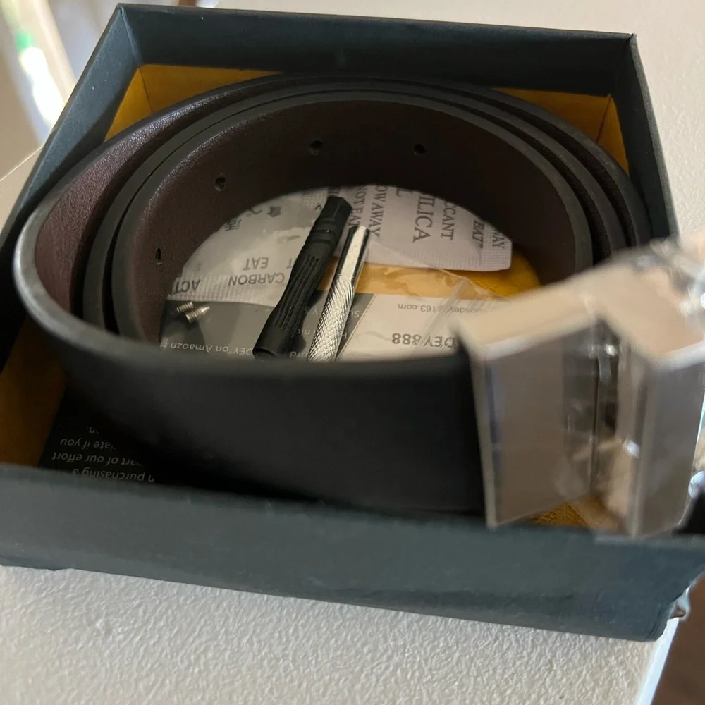 Kids Reversible Leather Belt